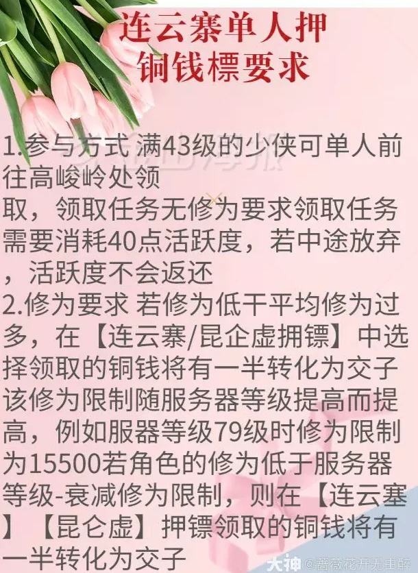 逆水寒连云寨单人押镖攻略,逆水寒