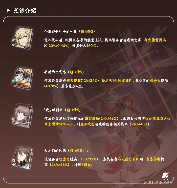 姬子带什么装备,星穹铁道
