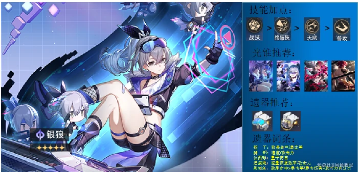 崩坏星穹铁道银狼角色攻略,星穹铁道
