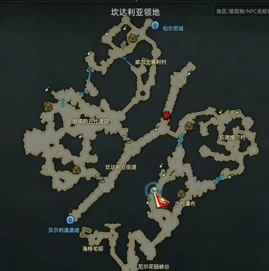 古代瀑布观景点在哪,命运方舟