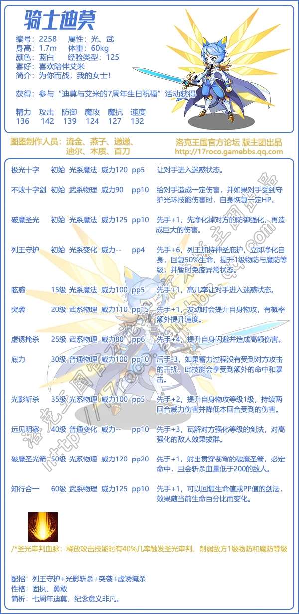 骑士迪莫性格推荐