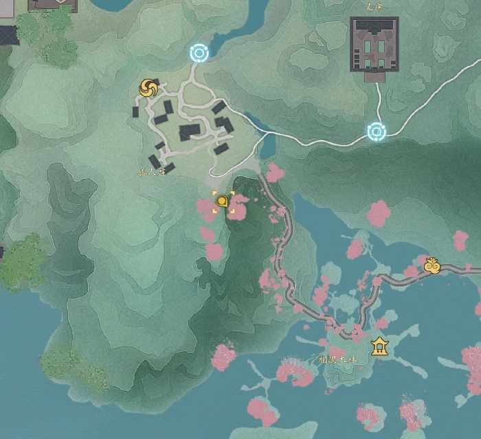 诛仙世界河阳闲涉丹青全位置一览,诛仙世界