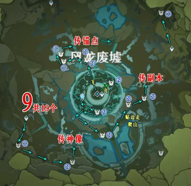 丘丘人分布图,原神