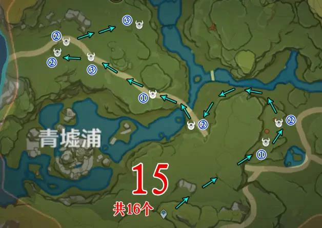 丘丘人分布图,原神