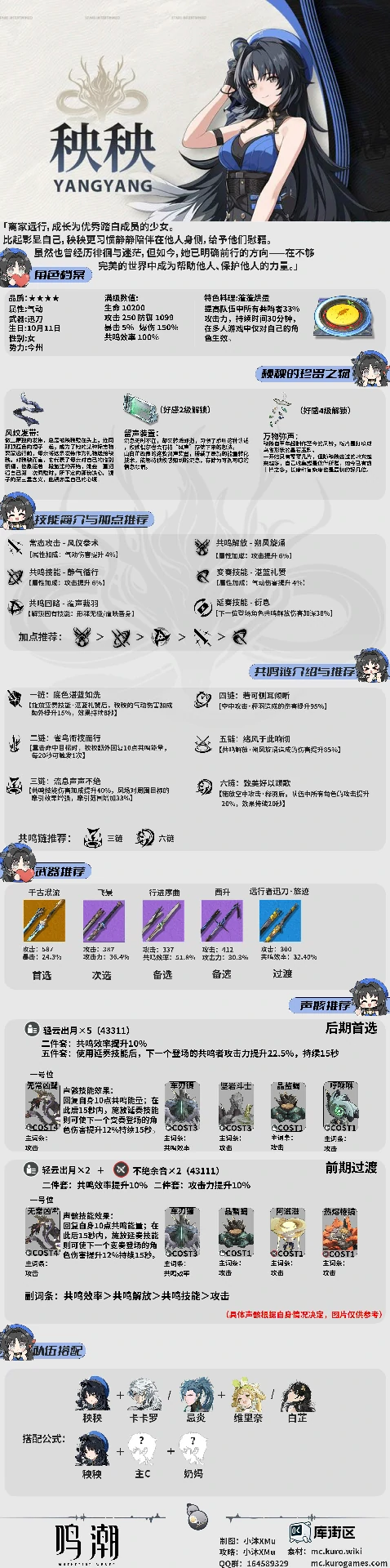 秧秧培养攻略,鸣潮