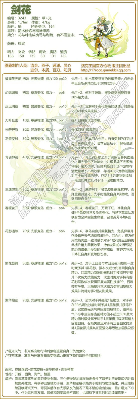 剑花性格推荐