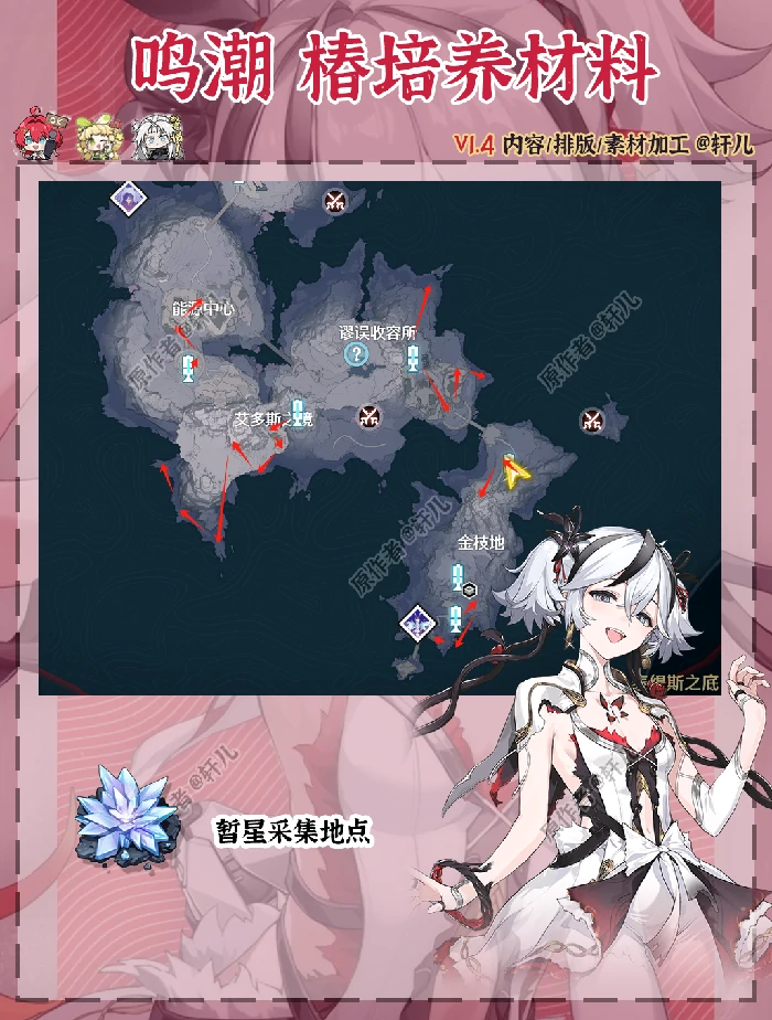 椿突破材料一览,鸣潮