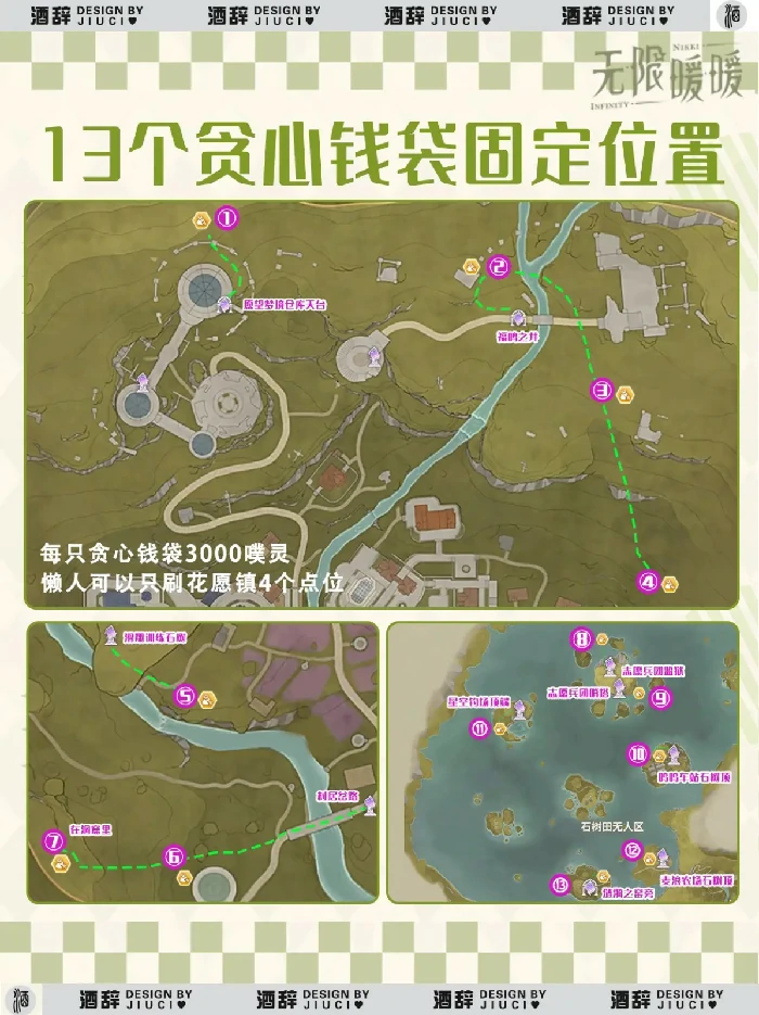 贪心钱袋必刷点位,无限暖暖