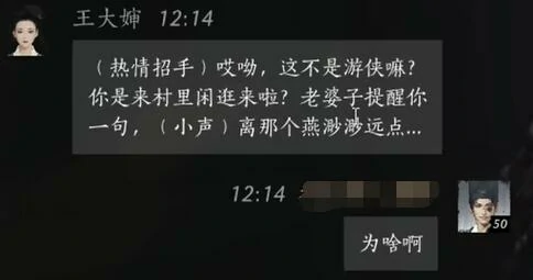 王大婶怎么结交,燕云十六声
