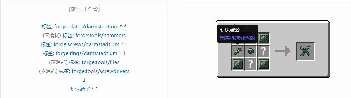 格雷科技现代版转子合成表大全,我的世界