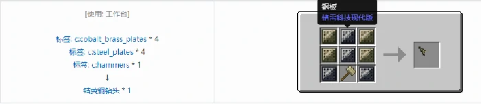 格雷科技现代版钻头合成表大全,我的世界
