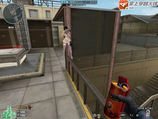 cf爆破模式飞刀投掷技巧