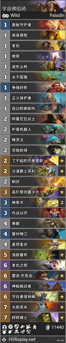 宇宙骑卡组推荐,炉石传说