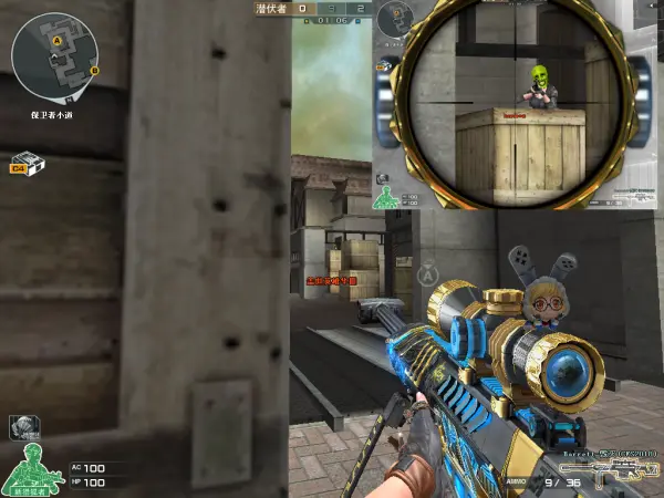 CF供电所地图狙击架点教学