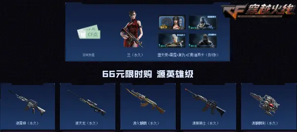 新春超值活动,穿越火线