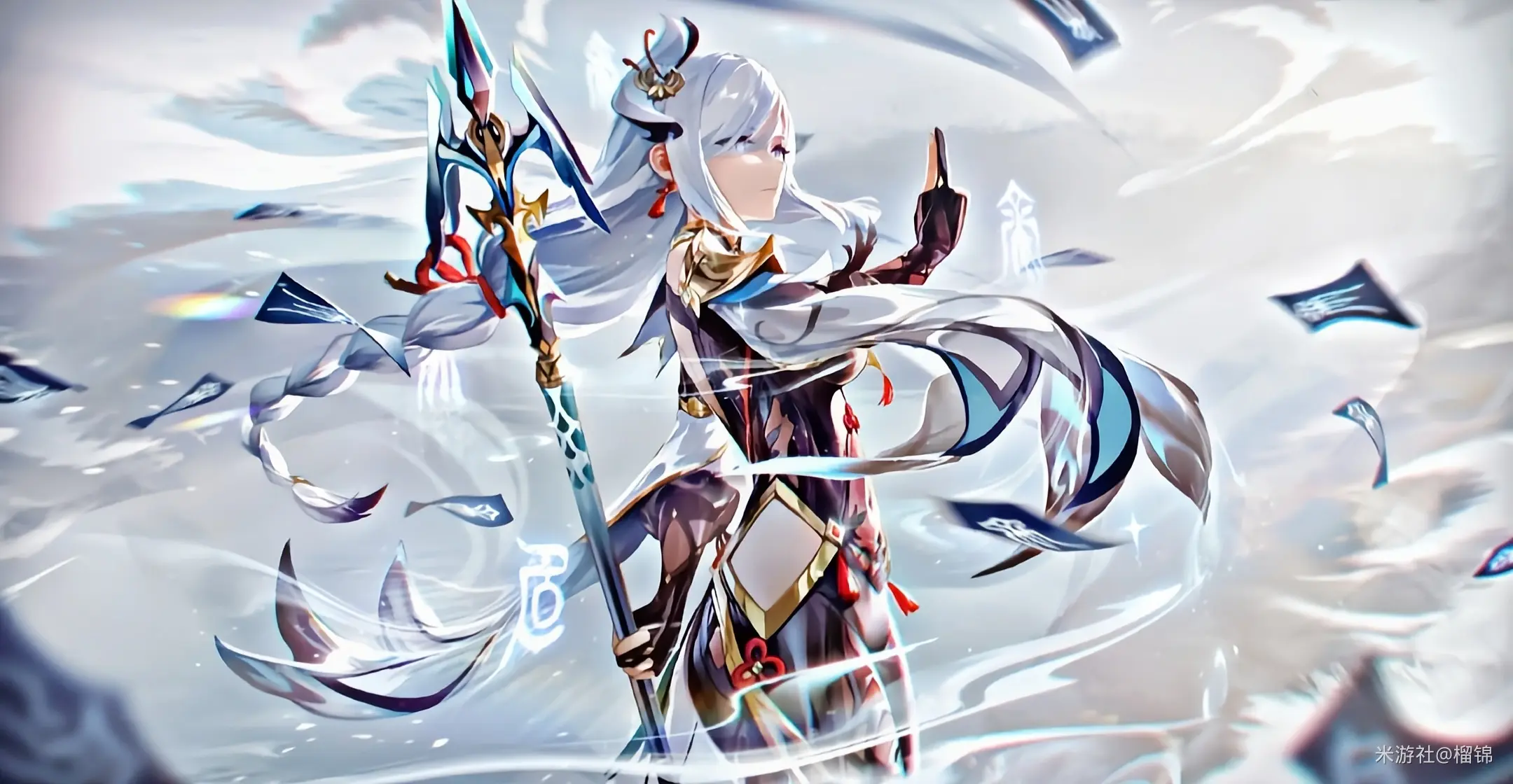 原神申鹤用西风长枪还是渔获,原神