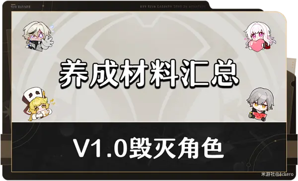 毁灭角色满级需要哪些材料,星穹铁道