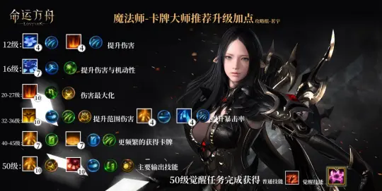 卡牌大师升级技能搭配攻略,命运方舟