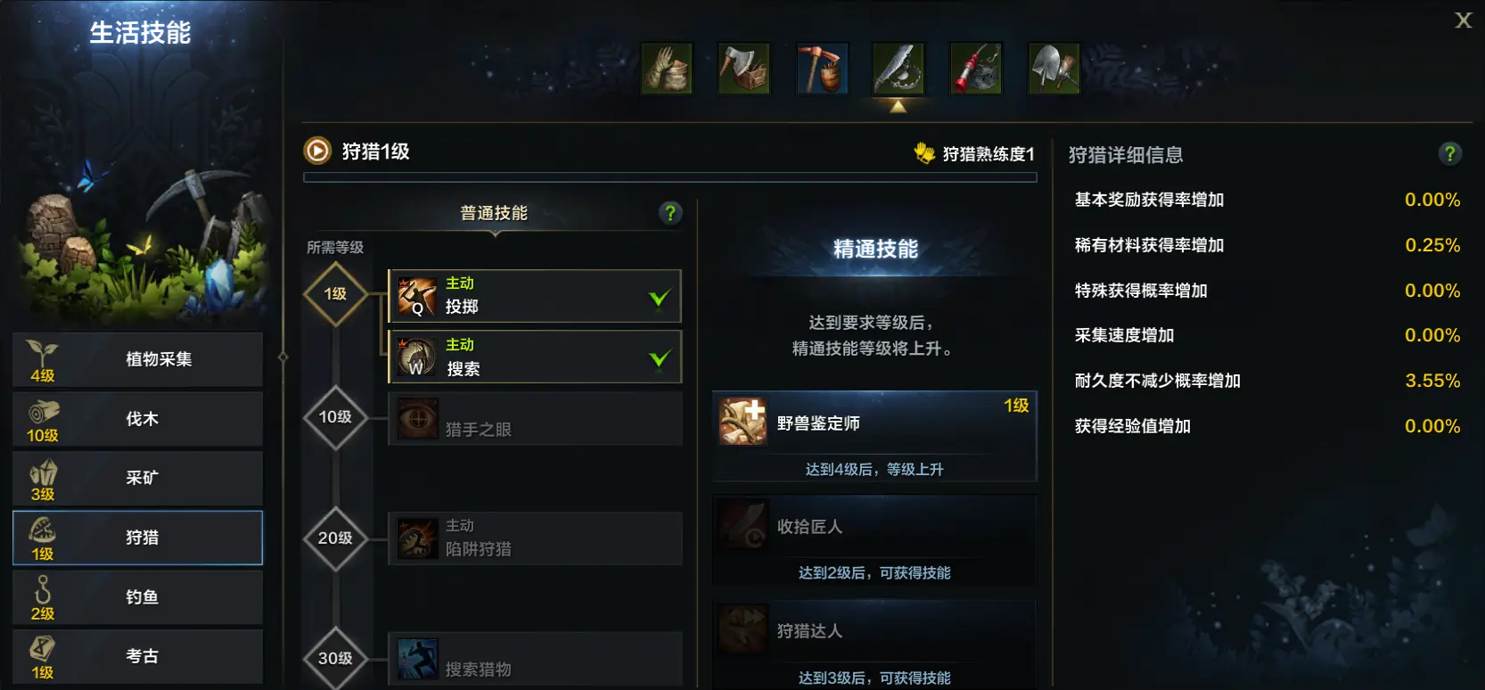 生活技能有什么用,命运方舟