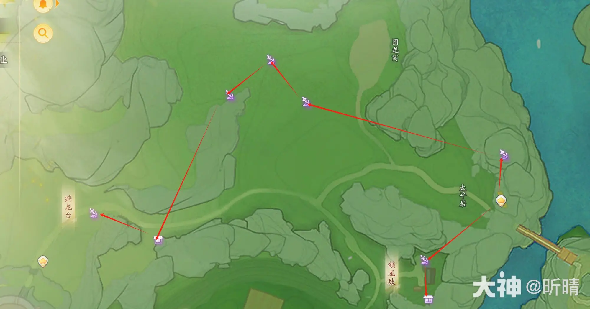 射雕黑松林探索全收集攻略,射雕