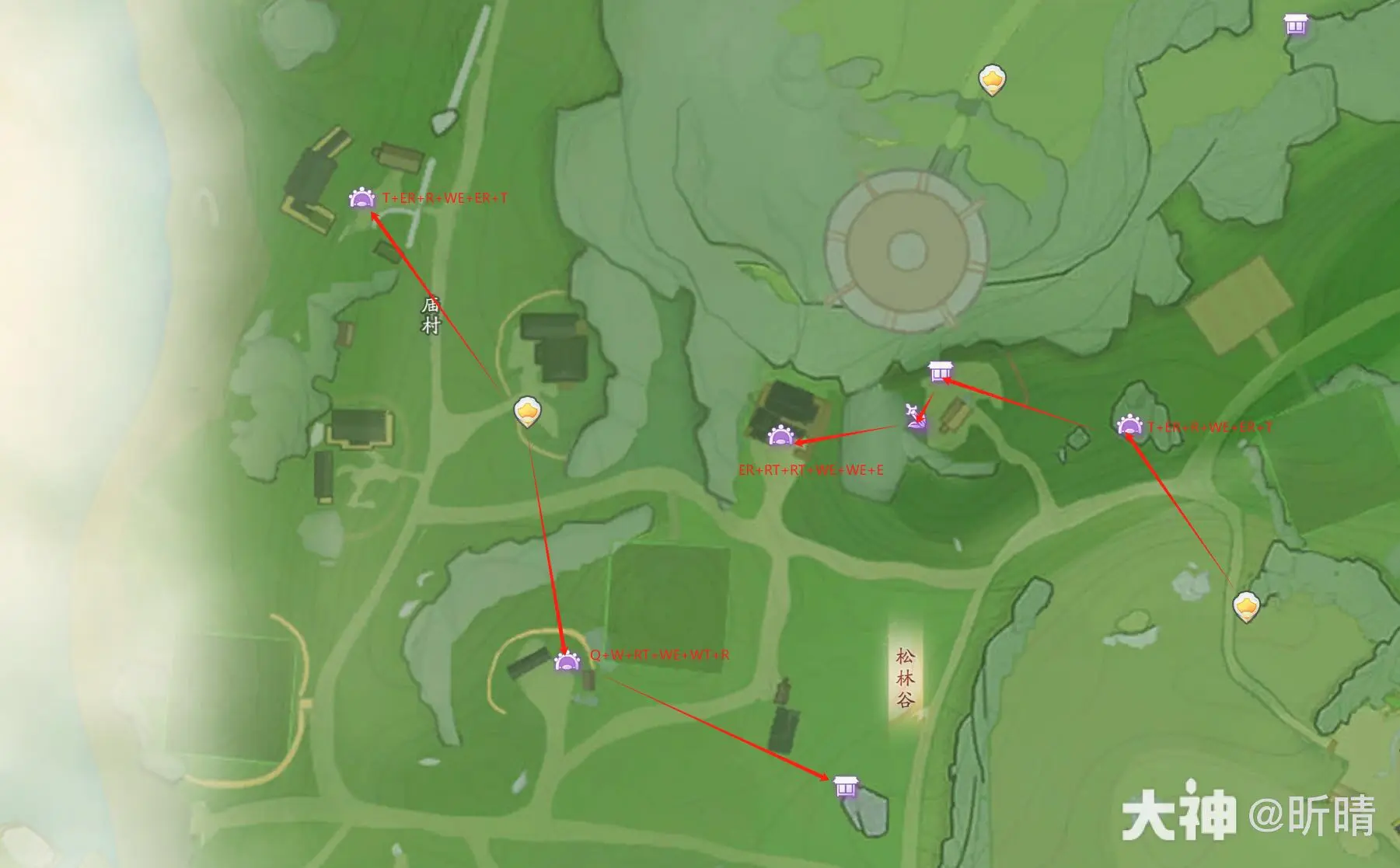 射雕黑松林探索全收集攻略,射雕