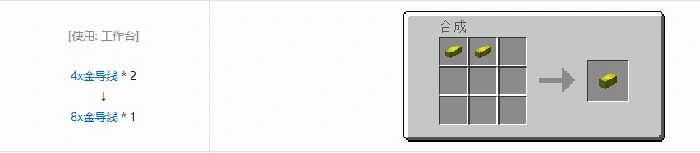 格雷科技5 8x导线合成表大全,我的世界