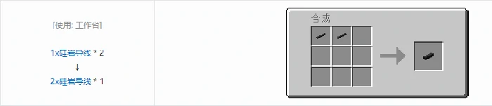 格雷科技5 2x导线合成表大全我的世界