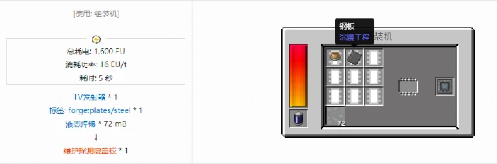 格雷科技现代版覆盖板合成表大全,我的世界
