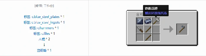 格雷科技现代版锄合成表大全我的世界