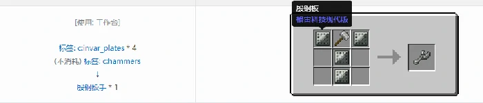 格雷科技现代版扳手合成表大全我的世界