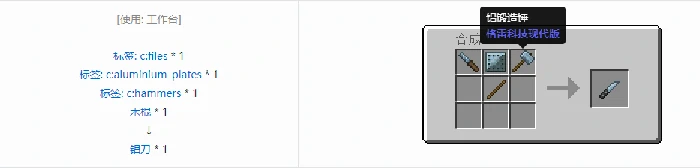 格雷科技现代版刀合成表大全,我的极世界