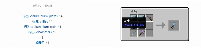 格雷科技现代版屠刀合成表大全我的世界