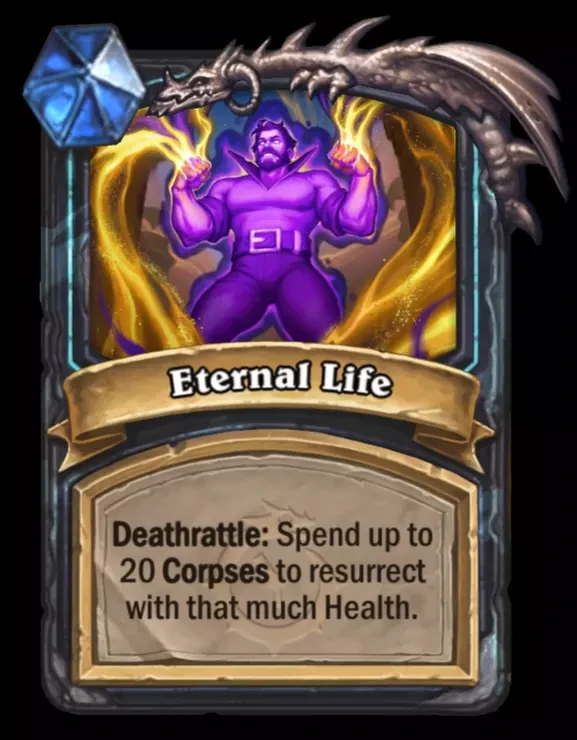 炉石传说永时收割者哈斯克卡牌图鉴,炉石传说