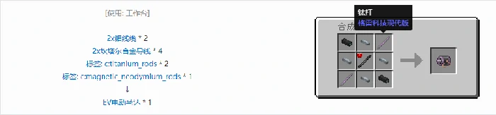 格雷科技现代版组件合成表大全,我的世界