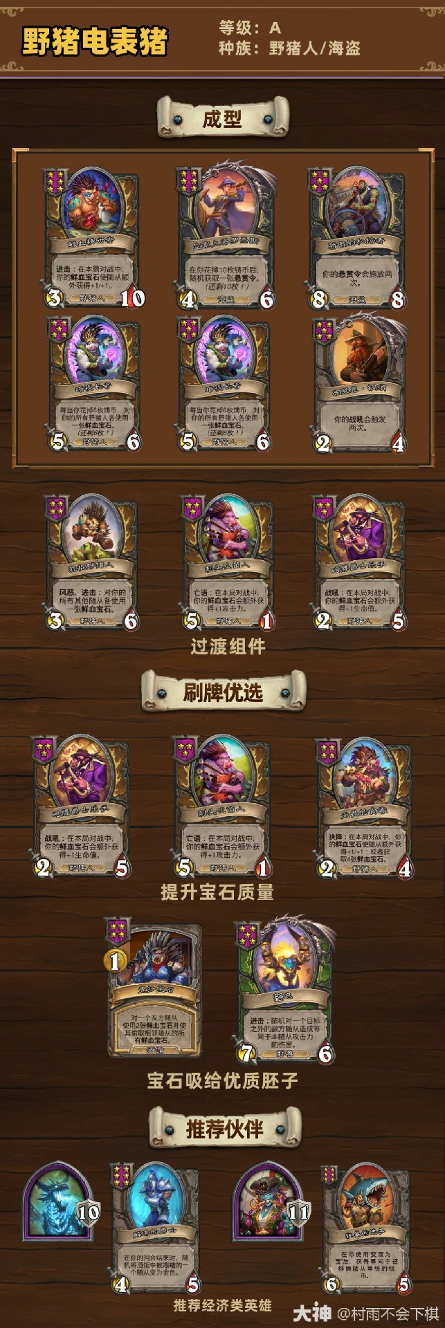 33.6.2酒馆战棋野猪电表猪玩法攻略,炉石传说