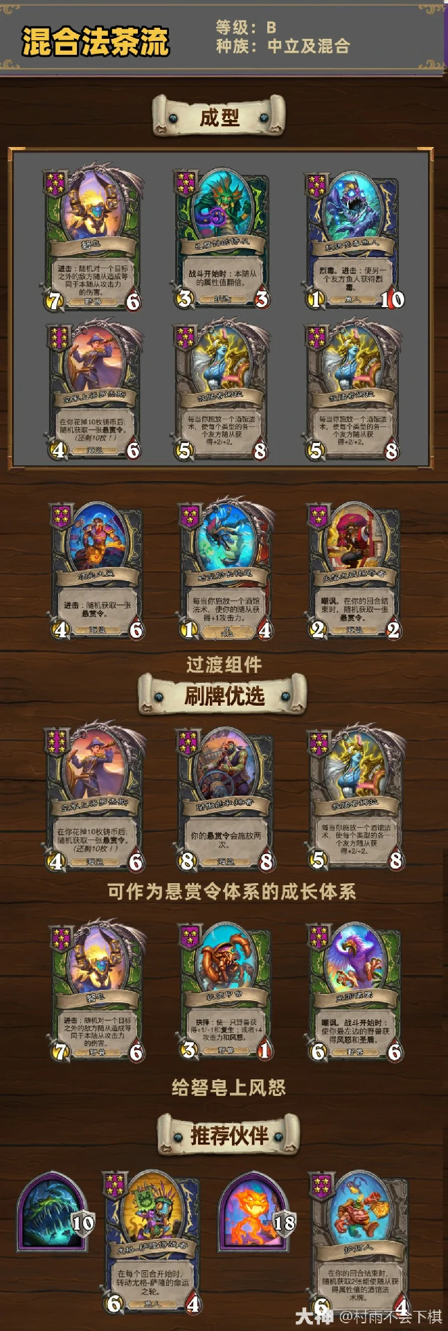 33.6.2酒馆战棋混合法茶流玩法攻略,炉石传说