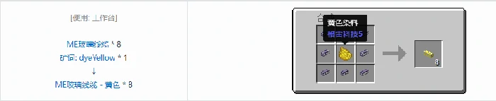 应用能源2ME玻璃线缆合成表大全我的世界