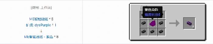 应用能源2ME智能线缆合成表大全我的世界