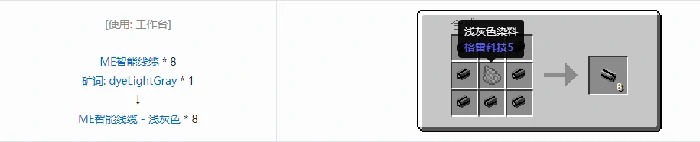 应用能源2ME智能线缆合成表大全我的世界