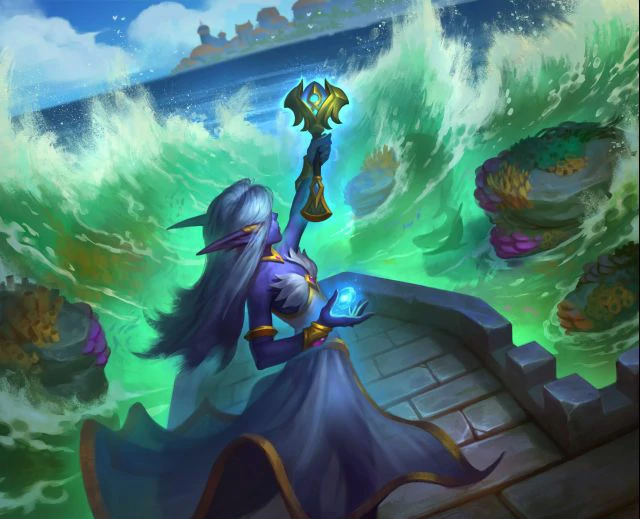 炉石传说波涛形塑卡牌图鉴,炉石传说