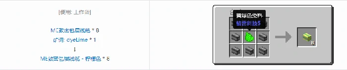 应用能源2ME致密包层线缆合成表大全我的世界