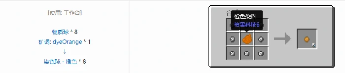 应用能源2染色球合成表大全我的世界