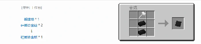 格雷科技5板合成表大全我的世界