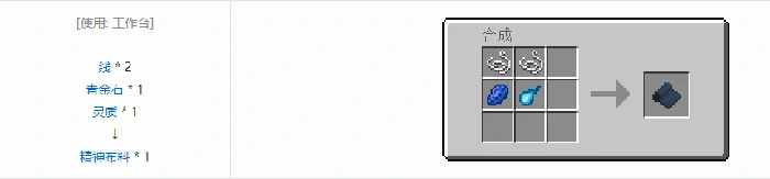 诡厄巫法材料合成表大全我的世界