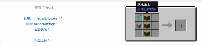 诡厄巫法功能方块合成表大全我的世界