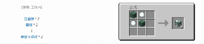 诡厄巫法玉装饰方块合成表大全,我的世界