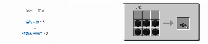 诡厄巫法缠魂木装饰方块合成表大全我的世界