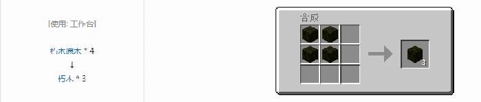 诡厄巫法朽木装饰方块合成表大全,我的世界