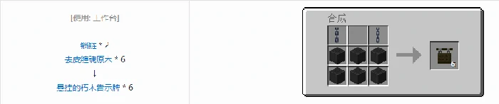 诡厄巫法朽木装饰方块合成表大全,我的世界