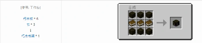 诡厄巫法朽木装饰方块合成表大全,我的世界
